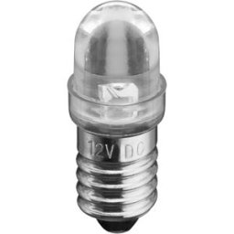 Lampada LED E10 12V AC/DC 6000K