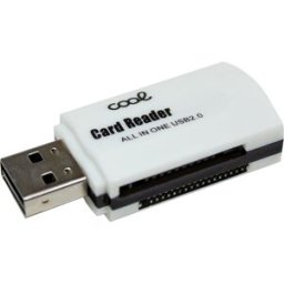 Leitor USB t/ Pen para Cartões de Memória (Branco) - COOL