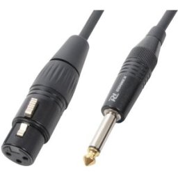 Cabo Jack 6,3mm Mono + Canon Femea (6 mts) - POWER DYNAMICS CONNEX