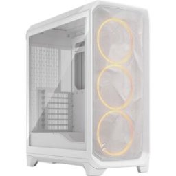 Caixa Extended-ATX Meshify 3 Ambience Pro RGB Tempered Glass Clear Tint (Branco) - FRACTAL DESIGN