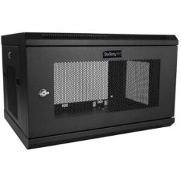 Armário Bastidor Rack 6U (90 Kg) Preto - STARTECH