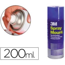 Cola Spray Scotch Mount Cola Reposicionavel Por Tempo Limitado 200 ml