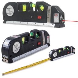 BIGSTREN Fita Métrica Multifunções c/ Nível + Laser (2,50 mts)