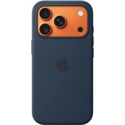 Capa Silicone iPhone 17 Pro c/ MagSafe (Meia-Noite) - APPLE