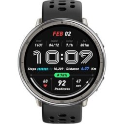 Smartwatch Amazfit Active 2 Round 44mm (Preto/Prateado)