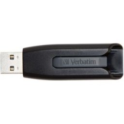 Pen Drive USB 256GB 3.0 (3.1 Gen 1) Preto - VERBATIM