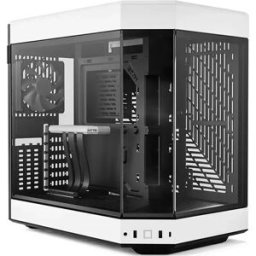 Caixa Extended-ATX Y60 Tempered Glass Preto/ (Branco) - HYTE