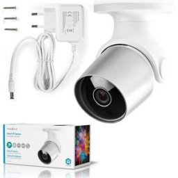Câmara IP Inteligente Wi-Fi 1080p Full HD p/ Exterior IP65 c/ Áudio e Sensor de Movimento - NEDIS