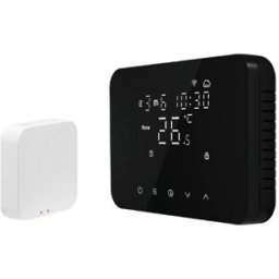 Termostato Inteligente Soft Touch a Bateria HeyThermo-Free (Preto) - ISNATCH