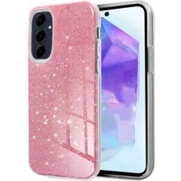 Capa p/ Samsung A556 Galaxy A55 5G (Glitter Rosa) - COOL