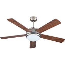 Ventoinha de Teto c/ Lâmpada + Controlo Remoto (Ø132cm) 65W (Madeira) - AVANTCONNECT