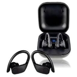Auriculares Desportivos TWS Bluetooth 5.0 (Preto) - DAEWOO
