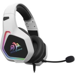 Auscultadores Headset Gaming G6 c/ Microfone (Branco) - COOLSOUND