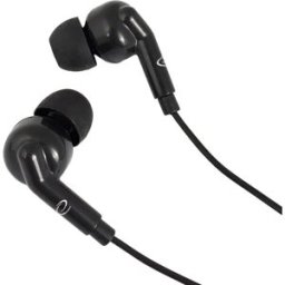 Auriculares Stereo c/ Fios e Microfone (Preto) - ESPERANZA