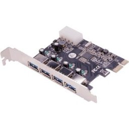 Placa PCI-E c/ 4 USB 3.0 Femea - LOGILINK