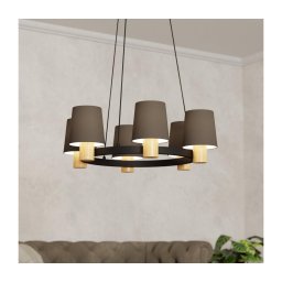 Eglo 43781 - Candelabro suspenso EDALE 6xE27/40W/230V
