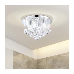 Eglo 79516-Iluminação de teto para casa de banho LED MONTEPRANDONE 8xG9/3W/230V IP44 cromado