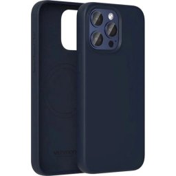 Capa de Silicone Líquido Vention para Smartphone iPhone 15 Pro Max – Azul Meia-noite