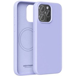 Capa de Silicone Líquido Vention para Smartphone iPhone 14 – Violeta