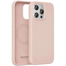 Capa de Silicone Líquido Vention para Smartphone iPhone 14 – Rosa