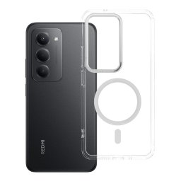 Capa Frame Clear Hybrid Mag Cover para Telemóvel Xiaomi Redmi 15 Transparente