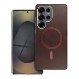 Capa GENTLEMAN MAG COVER compatível com MagSafe para Telemóvel SAMSUNG Galaxy A07 brown