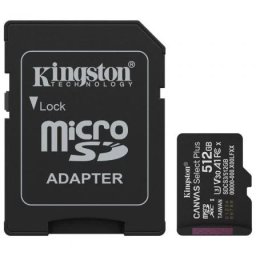 Cartão de Memória microSD Kingston Canvas Select Plus com Adaptador – Classe 10, 150MB/s 512GB