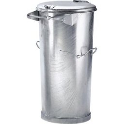 kaiserkraft Contentor do lixo residual, aço, volume 110 l, AxØ 930 x 435 mm, galvanizado a fogo, Contentor do lixo residual, aço, volume 110 l, AxØ 930 x 435 mm, galvanizado a fogo. O aço galvanizado a fogo garante proteção permanente contra a corrosão. N