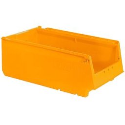 kaiserkraft Caixa para estante, em PP reciclado, CxLxA 400 x 230 x 150 mm, amarelo, embalagem de 14 unid., Caixa para estante, em PP reciclado, CxLxA 400 x 230 x 150 mm, amarelo, embalagem de 14 unid. Ecológicas. Ideais para armazenar peças pequenas. Gran