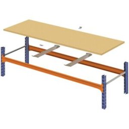 kaiserkraft Nível de prateleira para estantes largas, com placa de aglomerado, LxP 1825 x 1100 mm, Nível de prateleira para estantes largas, com placa de aglomerado, LxP 1825 x 1100 mm. Expansão da capacidade de armazenamento através de níveis de pratelei