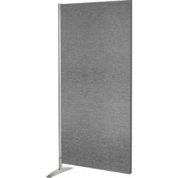 kaiserkraft Sistema de biombos, AxLxP 1750 x 800 x 450 mm, elemento têxtil, cinzento, Sistema de biombos, AxLxP 1750 x 800 x 450 mm, elemento têxtil, cinzento. Os elementos de biombo podem ser combinados individualmente em qualquer comprimento e combinaçã