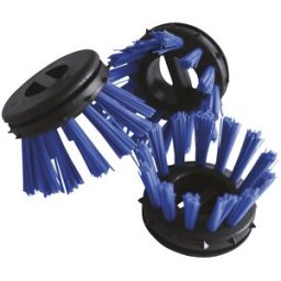 Miltex Escova redonda para esteiras em borracha anelares , plástico, embalagem de 10 unid., preto/azul, Escova redonda para esteiras em borracha anelares, plástico, embalagem de 10 unid., preto/azul. Adequada para esteira em borracha anelar no exterior. R
