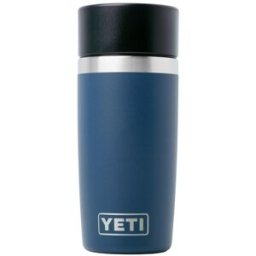 Yeti Rambler Travel Bottle 12oz Commuter Cap, Navy Blue, garrafa térmica de viagem com tampa de rosca, 355 ml