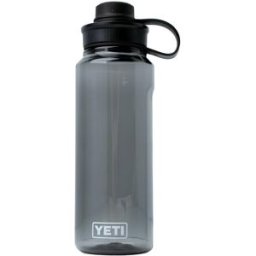 Yeti Yonder Water Bottle 34oz Tether Cap, Charcoal Grey, garrafa com tampa de argola, 1L