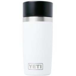 Yeti Rambler Travel Bottle 12oz Commuter Cap, White, garrafa térmica de viagem com tampa de rosca, 355 ml