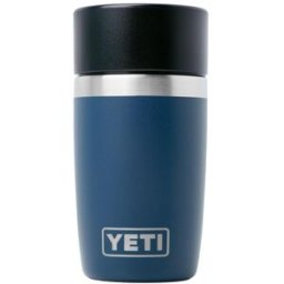Yeti Rambler Travel Bottle 8oz Commuter Cap, Navy Blue, garrafa térmica de viagem com tampa de rosca, 237 ml