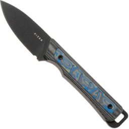 Kizer Whiskey Jack 1108A1 Black CPM 10V, Norplex UltreX Micarta & Vortex Micarta, faca fixa, Jonathan Styles design