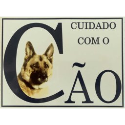Cuidado com o Cão - Azulejo para Pendurar / For Hang