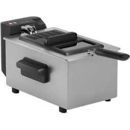 Fritadeira Elétrica 3L 2000W c/ Janela de Visualização (Prateado) - TRISTAR