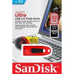Pen USB Ultra 32GB 3.0 (Vermelho) - SANDISK