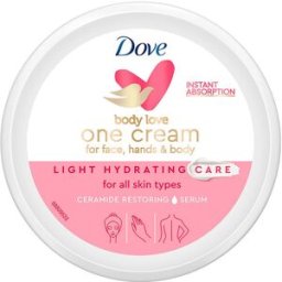 Dove Creme Hidratante Leve rosto, corpo e mãos 250 ml