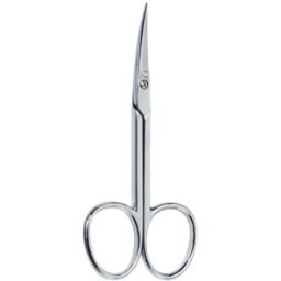 Beter Tesoura de manicure curva cromada, 1 peça