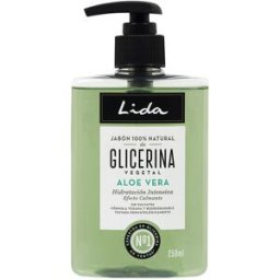 Lida Sabonete 100% Natural mãos glicerina e aloe vera 250 ml