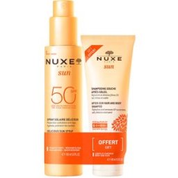 Nuxe Sun Delicioso Spray Facial E Corpo SPF50 Estojo 2 unid.
