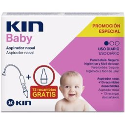 Aspirador nasal Kin Baby + refil 2 unidades
