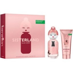 Benetton Sisterland Blush Cherry Case 2 peças