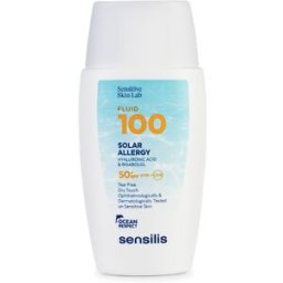 Sensilis Fluid 100 Solar Allergy protetor solar ultrafluido aquoso FPS50+ 40 ml