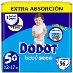 Fraldas Dodot Extra Stages tamanho 5 12-17 kg 56 unidades