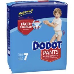 Dodot Pants fralda-calcinha tamanho 7 +17 kg 23 u