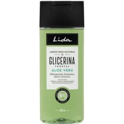 Lida Sabonete 100% Natural glicerina e aloe vera 600 ml